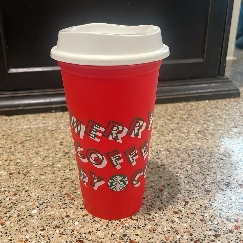 Starbucks Coffee Cups Lid Set Reusable Recyclable Collection Daily Use Beverages